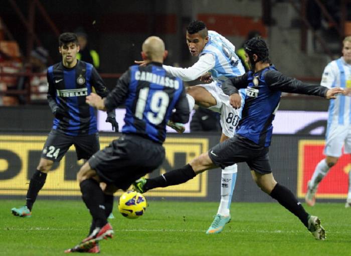 Un momento della gara appena terminata a San Siro tra Inter e Pescara (Getty Images)