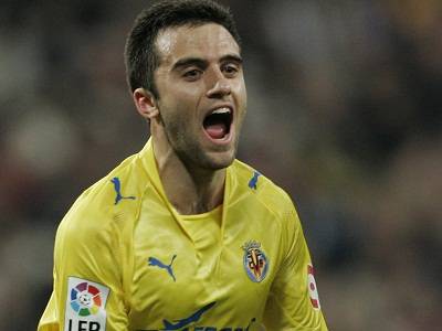 L'attaccante del Villareal Giuseppe Rossi