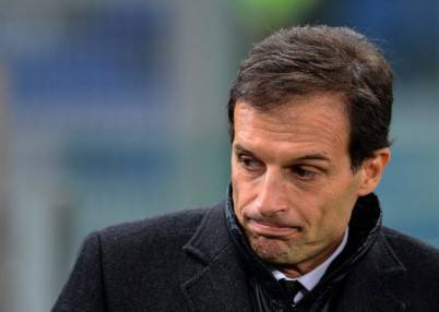 Il tecnico del Milan Massimiliano Allegri