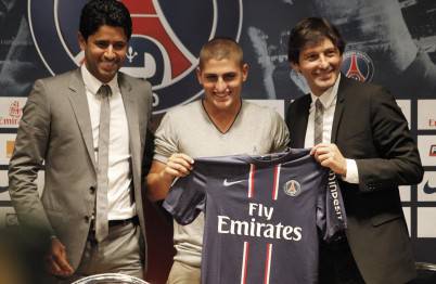 Verratti alla presentazione