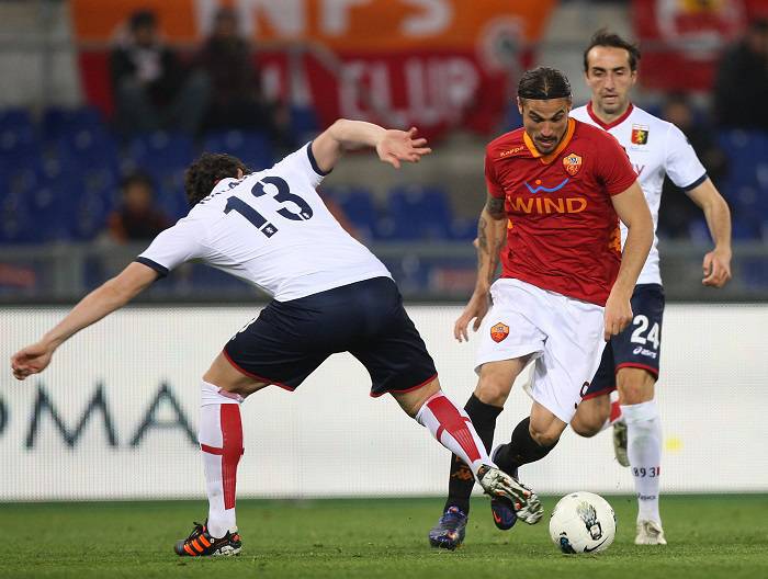 Un'immagine di Roma - Genoa dello scorso anno (Getty Images)