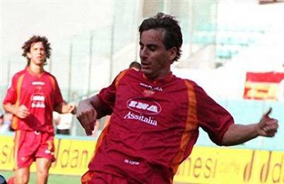 L'ex difensore giallorosso Fabio Petruzzi