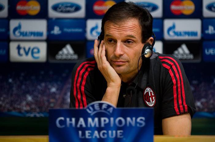 Il tecnico del Milan Massimiliano Allegri (Getty Images)