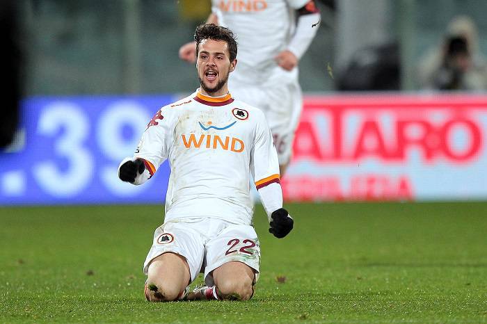 L'attaccante giallorosso Mattia Destro (Getty Images)