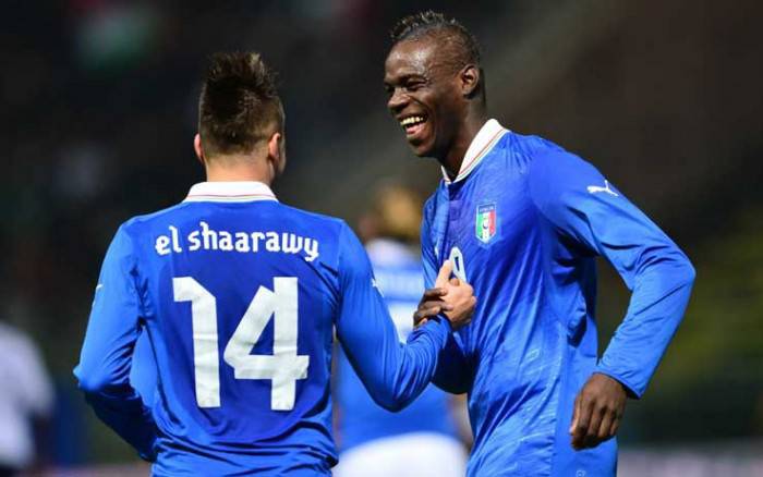 Italia-Brasile, Balotelli ed El Shaarawy