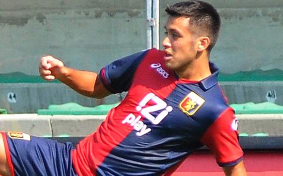 Il centrocampista del Genoa Cristobàl Jorquera