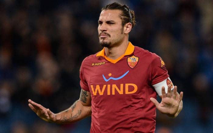 Osvaldo in maglia giallorossa