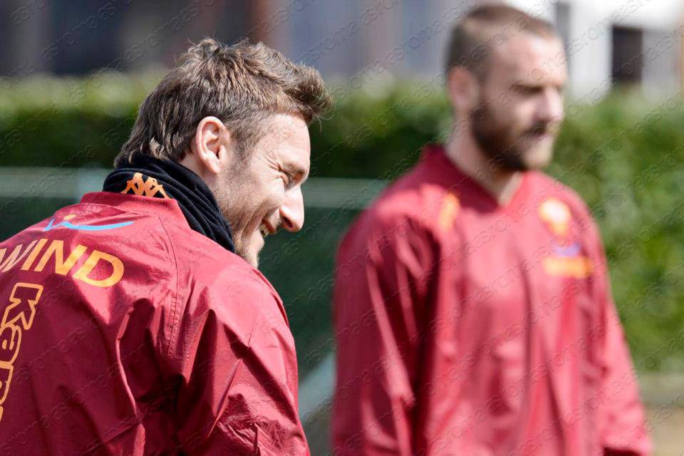 Francesco Totti in allenamento