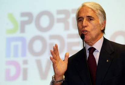 Il presidente del Coni Giovanni Malagò