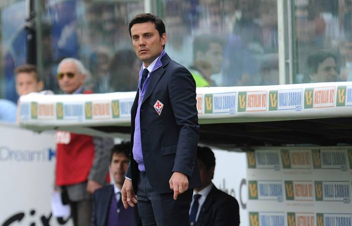 Il tecnico della Fiorentina Vincenzo Montella