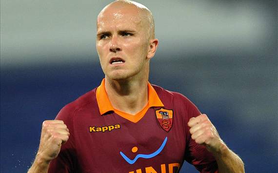 Il centrocampista giallorosso Michael Bradley