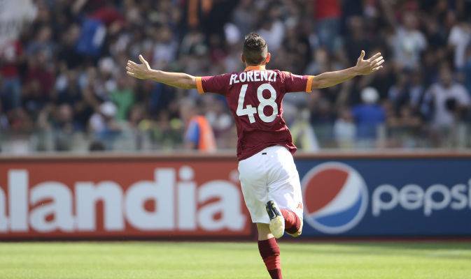 Florenzi con la maglia numero 48