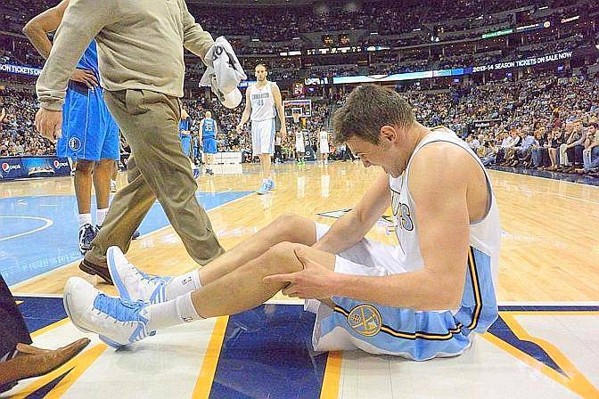 La smorfia di dolore di Danilo Gallinari