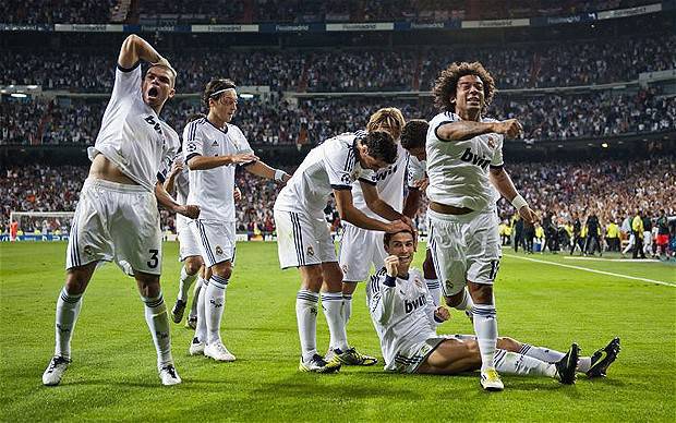 i giocatori del Real Madrid