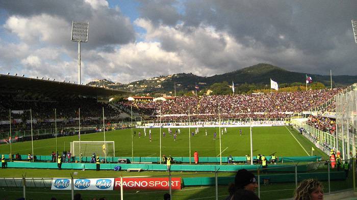 Lo stadio Artemio Franchi di Firenze