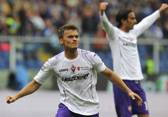 Il centrocampista serbo della Fiorentina Adem Ljajic (Getty Images)