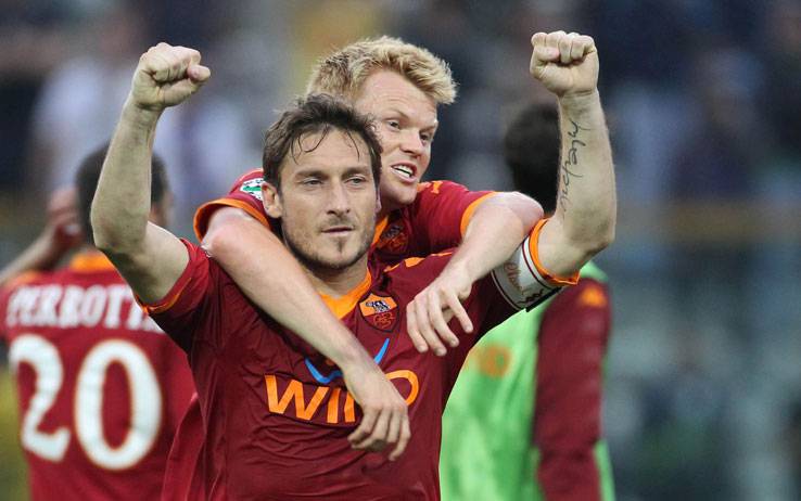 Francesco Totti e John Arne Riise