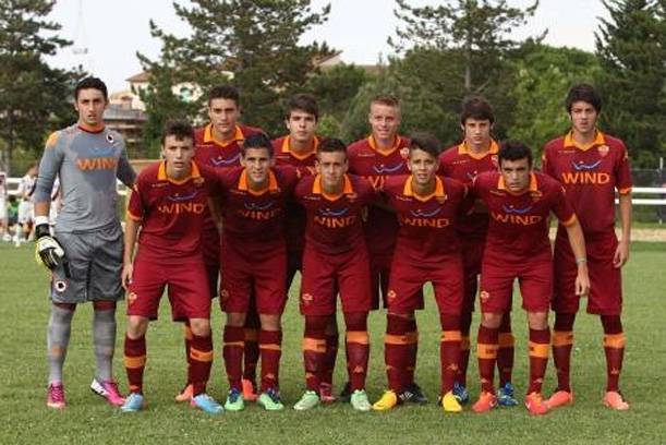 La formazione dei Giovanissimi della Roma