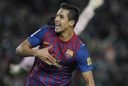 Alexis Sanchez in maglia blaugrana