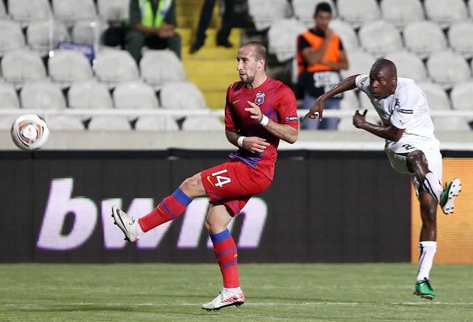 Il difensore esterno dello Steaua Bucarest Iasmin Latovlevici (Getty Images)