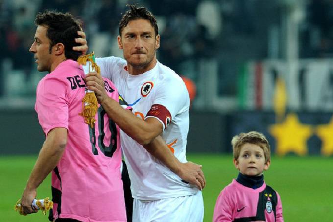 Alessandro Del Piero e Francesco Totti