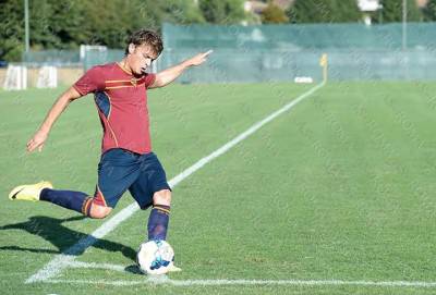 Ljajic durante il suo primo  allenamento giallorosso