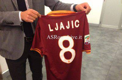 La maglia della Roma di Ljajic