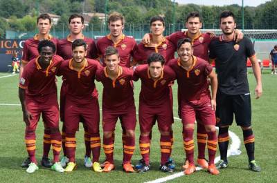 I ragazzi della Roma Primavera