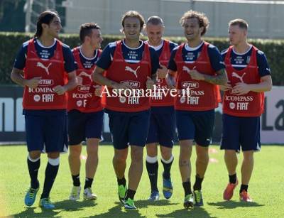 La Nazionale a Coverciano (Getty Images)