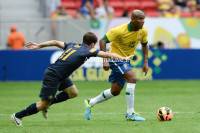 Maicon contro l'Australia