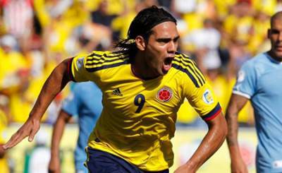 Falcao con la maglia della Colombia