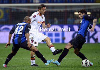 Totti contro i nerazzurri