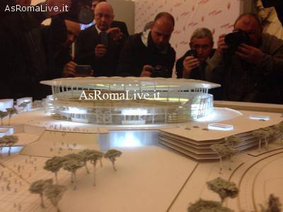 ModelloPlastico del nuovo stadio 