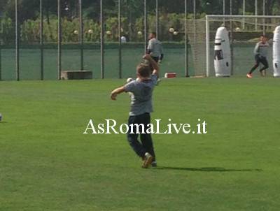 Chrsitian Totti a Trigoria