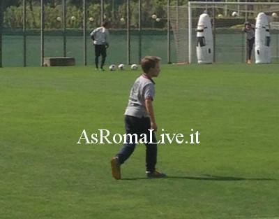 Totti junior a Trigoria
