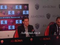 Garcia in conferenza stampa