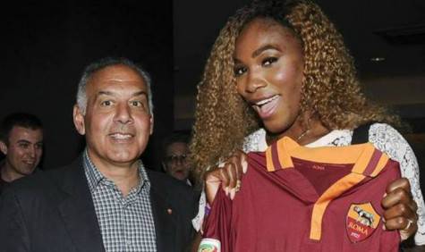 Pallotta e Serena Williams