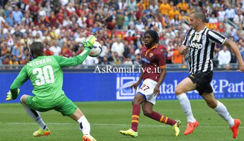 Roma-Juventus Gervinho Bonucci