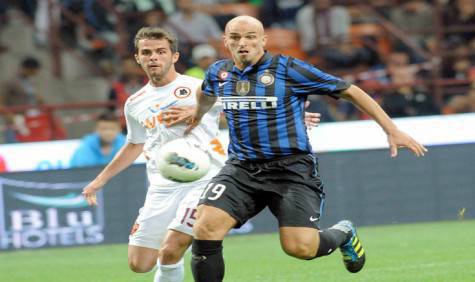 Cambiasso e Pjanic in Inter-Roma