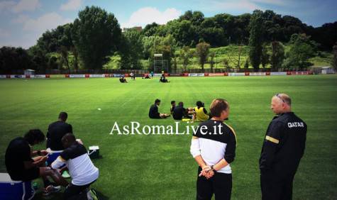 La nazionale del Qatar ospite a Trigoria