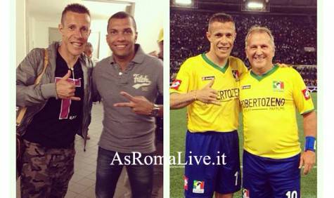 Taddei con Amoroso e Zico