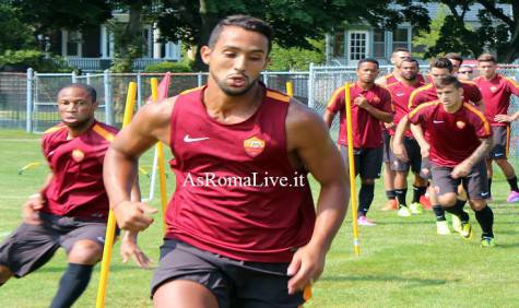 Benatia in allenamento