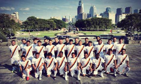 La Roma a Philadelphia (Foto As Roma)