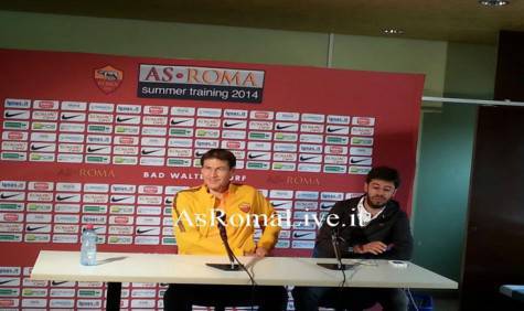 Garcia in conferenza stampa a Bad Waltersdorf