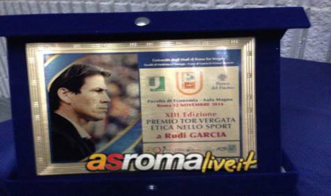 Rudi Garcia Premio Etica dello Sport