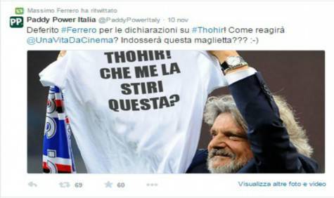 Twitter Massimo Ferrero