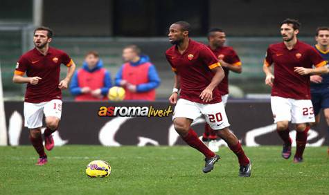 Verona-Roma azione Keita