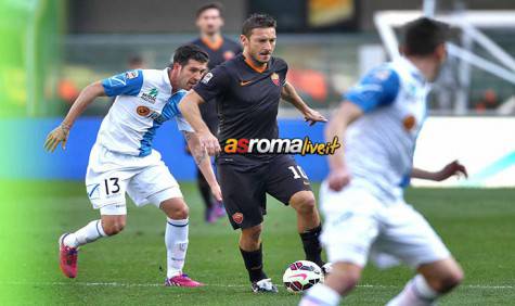 Chievo-Roma Totti