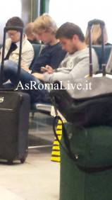 Ljajic all'aeroporto di Lisbona