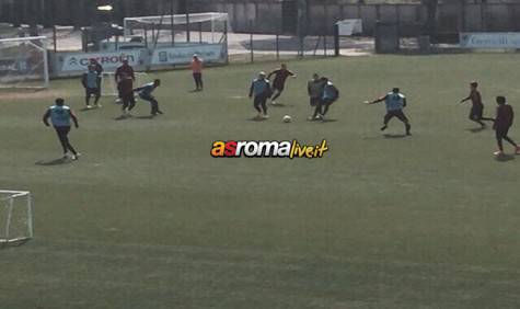 allenamento Trigoria